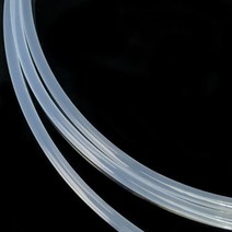 테프론호스 고무호스 편사 물호스연결 PTFE 튜브 ID 0.8 1 1.5 1.6 2 2.5 3 4 5 6mm F46 PFA FEP 절연 호스 경질 파이프 온도 내식성 600V, Transparent_1m | ID 6mm x 9mm