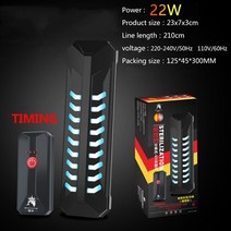 물고기 탱크 uv 다이빙 살균 램프 uv 램프 with timer sterilization sterilizer sterilization algae 제거 정수기, 22w, 110v 미국 플러그