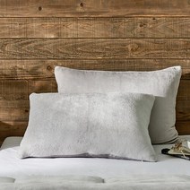 [모던하우스] 카츠온 선염 극세사 베개커버 50X70 베이지그레이, 1개