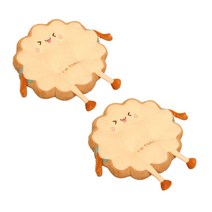 [모사찌] 두꺼운 방석 토스트 귀여운 식빵 의자 쿠션 세트