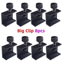 4 pcs8 pcs 3d priner 알루미늄 조절식 침대 클립 엔더 3 3d 프린터 빌드 플랫폼 유리 리테이너에 대 한 열 침대 클램프, 큰 클립 8pcs