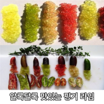 호주산 맛있는 핑거 라임 (냉동) 100g 미슐렝 특이한 특색 asmr 야채 채소 열매 과일 묘목 간식 레몬 고급 식재료 캐비어 라임