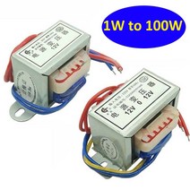 전력 변압기 입력 AC 220V 50HZ 출력 6V 9V 12V 15V 1W 2W 3W 5W 10W 20W 30W 50W 60W 80W 100W 싱글 듀얼 18V 24V, 15W_6V-0-6V