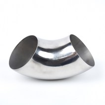 자동차 배기 2.5 인치 63mm 90 도 팔꿈치 벤드 파이프 스테인레스 스틸 머플러 용접 액세서리