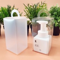 [방산소년단] 생활공작소 핸드워시 250ml 포장상자 50개, 반투명(7.5 x 7.5 x 15)