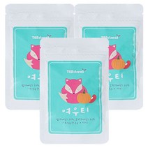 티트리트 여우티 팥호박차 붓기완화 붓기제거, 16.5g, 3개