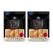 벨버드 사사미롤 강아지 간식 100g, 닭가슴살, 2개