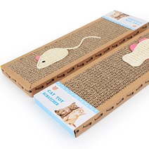 호쿠호니 고양이물품 스크레쳐 수직 벽지 장난감만들기 3D 평판형, 마우스
