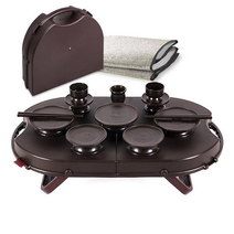 휴대용 제기세트 설날 추석 성묘 산소갈때 간편제사상그릇 49제 미니 간소제기세트, 제기세트6P(돗자리미포함)