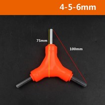 자전거 토크 렌치 육각 수리키트 휴대용 미니 드라이버 수리공구 Y형 알렌 렌치 2.5, c
