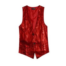 남자 반짝이 조끼 공연 스팽글 금색 은색 무대 행사 트로트 의상 성인 빅사이즈 옷