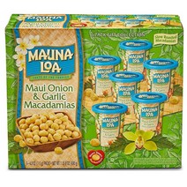 Mauna Loa Roasted Macadamia Onion Garlic 마우나로아 하와이안 로스트 마카다미아 어니언갈릭맛 113g 6개입 1팩