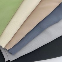 하늘하늘 쉬폰원단 6종 원피스 브라우스 커튼 시원한 여름원단, 다크그린