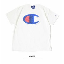 챔피온 반팔티 GT23 빅로고프린팅 그래픽티 화이트 여름티 솔리드 무지티 라운드티 유행 커플티 트렌드 루즈핏