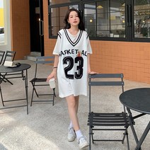 서해안 스트리트 청춘 학원 스타일 나시 스커트+티 세트