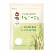 [만능]백설 하얀 자일로스 설탕1KG 달콤한 발효 효소 담금주 과일청 간단요리 CJ 가을 식재료, 7개