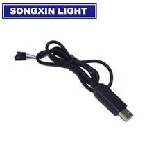 해외 1PCS SAMIORE 로봇 PL2303 모듈 USB to TTL 업그레이드 9 개의 브러시 보드 PL2303hx STC MCU 다운로, PL2303HX cable, One Size