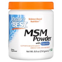 닥터스베스트 MSM 파우더 OptiMSM 함유 250g X 3통, 3개