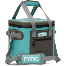 RTIC 소프트 쿨러 가방 휴대용 아이스 박스, 씨폼 그린, 20 캔