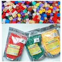 mytoys 디폼블럭 8mm 300개 리필팩 33색상 캐릭터 도안집제공, 1000개 #20 진갈색