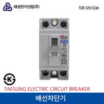 태성전기 배선차단기 TDB-32h 20A 2.5KA 소, 1개