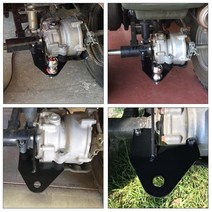 트레일러 견인볼 고리 견인 장치 캠핑카 혼다 TRX250 정찰 1997-2014 블랙 오토바이 리어 트레일러 히치 수, 한개옵션0