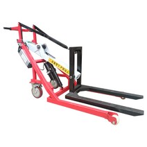 이동식 리프트 전동 지게차 소형 전동자키 차량 짐내리기 파렛트 상하차 적재 핸드카, 02.빨간색 500kg