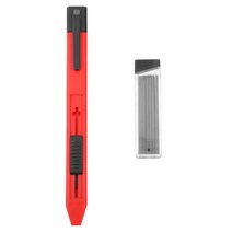 목공 마커 목수 연필 마킹 기계 건설 자동 드로잉 프로펠링 도구 계약자 개폐식, [01] Black Red