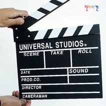 인터바겐 무비 영화 슬레이트 클래퍼보드 촬영 인테리어 소품, 클래퍼보드-컬러(300×280mm)