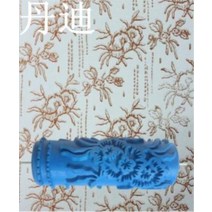 브러시 칠공 무늬 장식 기계인쇄기 패턴 실내 페인트칠을 칠함 면 롤링 플라워 심플 칠료 프린팅 롤러 1966229160, 075Y 필요로 함 코디 장식 기 사