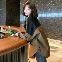 봄 가을 여성 캐쥬얼 간절기 점퍼