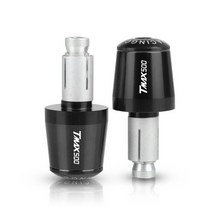 nmax pcx 호환슬라이더 프론트 리어 머플러 가드 TMAX T 500 오토바이 CNC 액세서리 핸들 바 그립 엔드 YAM, 24 black black
