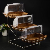 빵 음식 진열대 베이커리 진열장 식빵 선반 인테리어, 베이지, 6번