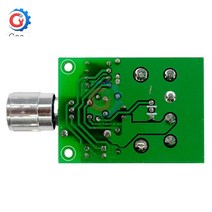 고출력 무극성 PWM DC 모터 속도 조절기 보드 제어 스위치 6A 6V-12V, 한개옵션0