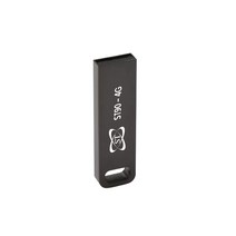 에스티원테크 ST90 USB 메모리 메탈 스틱, 4GB, 다크그레이