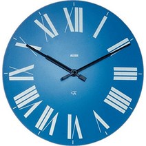 Alessi Firenze 벽시계 파란색 (12 AZ), 단일옵션