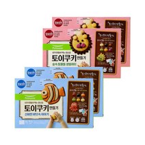 풀무원 토이쿠키만들기 (숲속 동물들2+신비한 바닷속2), 토이쿠키만들기 4박스(숲속 동물