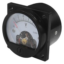 전압계 Square45 * 45mm DC 10V SO45-V 포인터 유형 전압 아날로그 미터, 01 10V