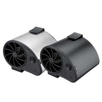 휴대용 선풍기 허리 공사장 공장 넥밴드 등산 자전거, 3세대 블랙(내장 배터리 2600mah)
