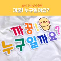 폼보드(까꿍판문구) 실사출력 까꿍누구일까요/ 어린이집까꿍판 어린이집 유치원 환경구성문구 새학기 환경구성 환경판