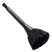 ELECOM 클리너 브러시 제전 브러시 정전기 방지 섬유 회전 타입 모질 2WAY 클리어런스용 브러쉬 첨부 워셔블 먼지 잡기 블랙 KBR-AM013AS, 2WAY 회전 방식