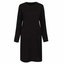 [KT알파쇼핑]달팽이 루즈핏 데일리 옆트임 롱 티셔츠 DAI-WSH-1011-블랙