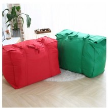 백년가약 이불보 이사짐 정리 관 혼수용 가방 보관함, 빨강, 1개