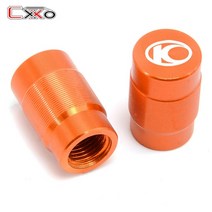 오토바이 부속품 부품 튜닝 악세사리KYMCO-오토바이 휠 타이어 밸브 캡 밀폐 커버 AK550 XCITING 300 다운, [04] Orange, 04 Orange