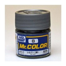 군제 락카 도료 C008 실버 메탈릭 10ml