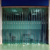 비닐커튼 싱300mm 1500x2500mm 방풍비닐 출입문 커텐 바람막이 슈퍼 가게 입구 맞춤 재단, 주황