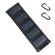 태양열 충전기 패널 접이식 USB 태양 전지 야외 40W 25W 유연한 태양광 플레이트 캠핑 휴대용 랜턴 휴대 전화 전원, [01] 10Wold