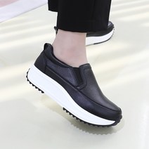 제이슈 소가죽 인젤 베이직 슬립온 4cm