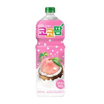 해태htb 코코팜 피치핑크 복숭아 1.5L, 4개, 1.5ml