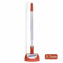 문화 스톱펜 볼펜 0.7mm 12개 MO, 단품